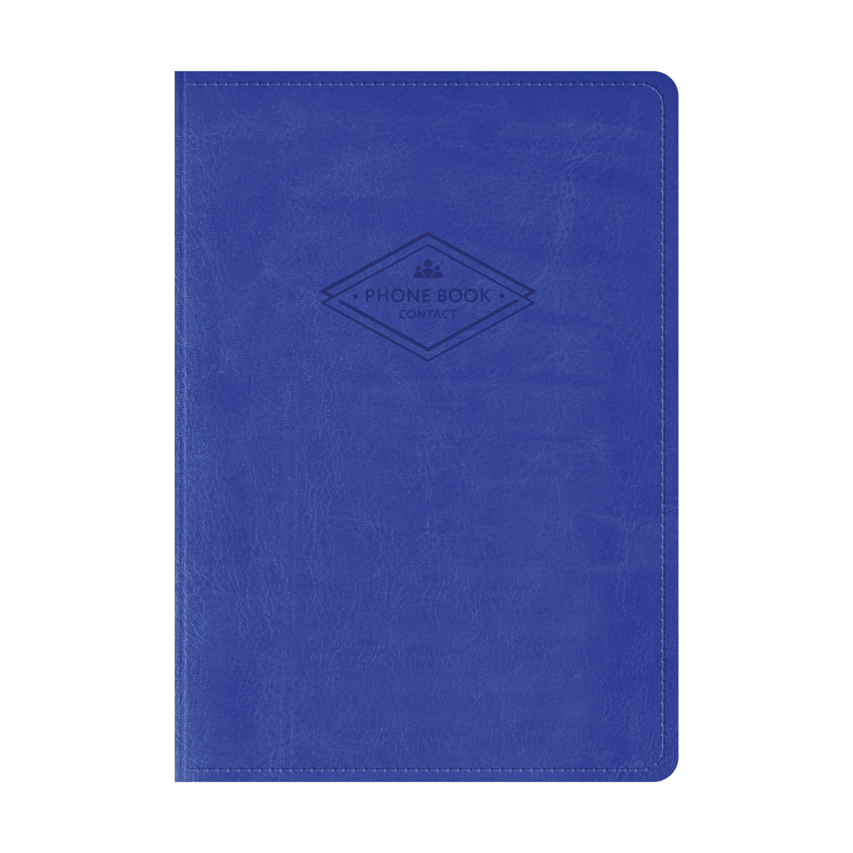 Телефонная книга А5, 80л., кожзам, OfficeSpace "Winner" синий, с вырубкой PbA5_41370