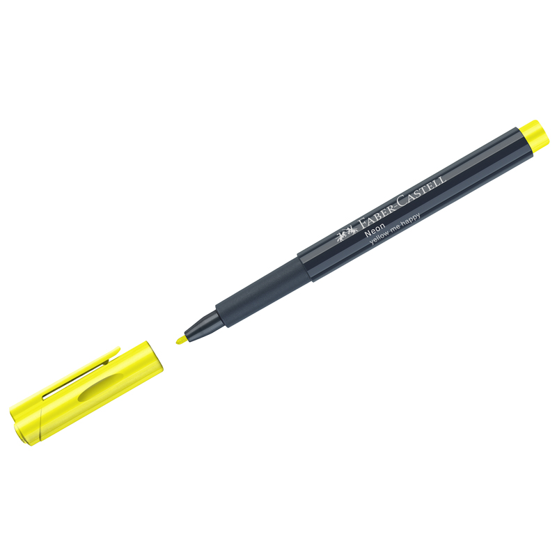 Маркер для декорирования Faber-Castell "Neon" цвет 107 желтый, пулевидный, 1,5мм (160807)