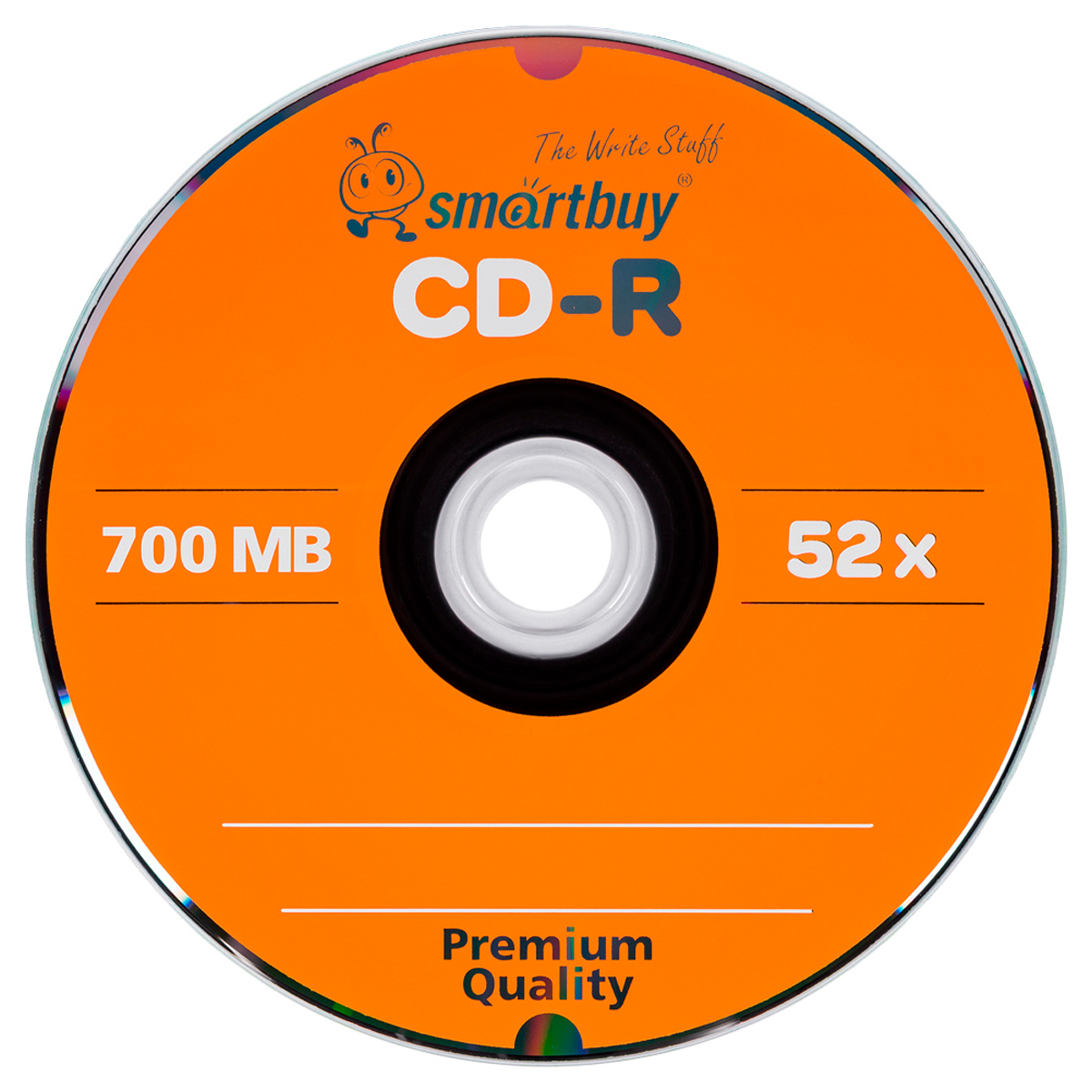 Диск CD-R 700Mb Smart buy 52x Bulk (100шт) SBCD-R100S
