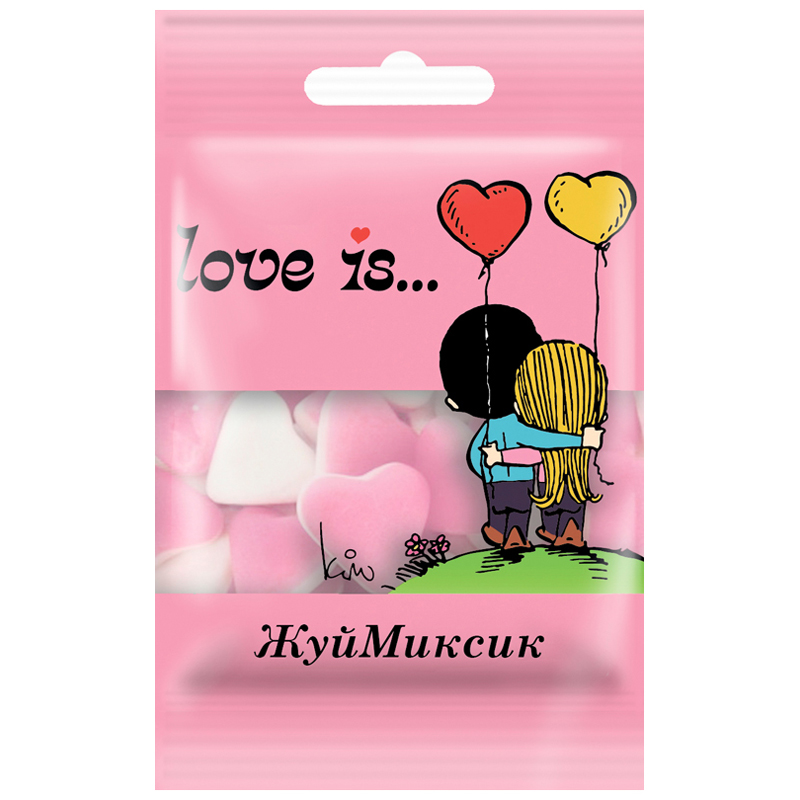 Жевательный мармелад  Love is…, холодок-малина, 20г 70852