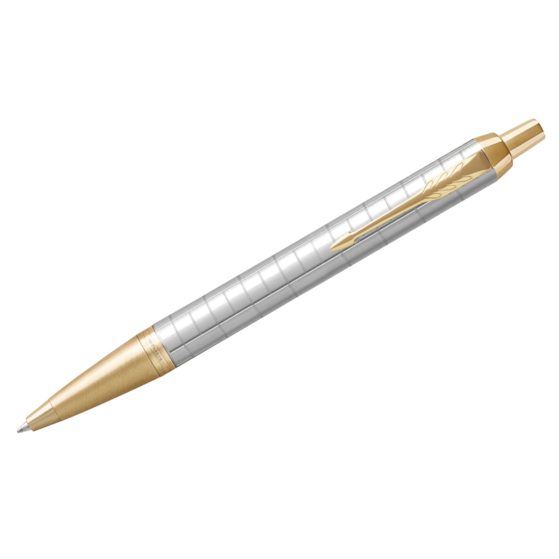 Ручка шариковая Parker "IM Premium Pearl GT" синяя, 1,0мм, подарочная упаковка 2143643