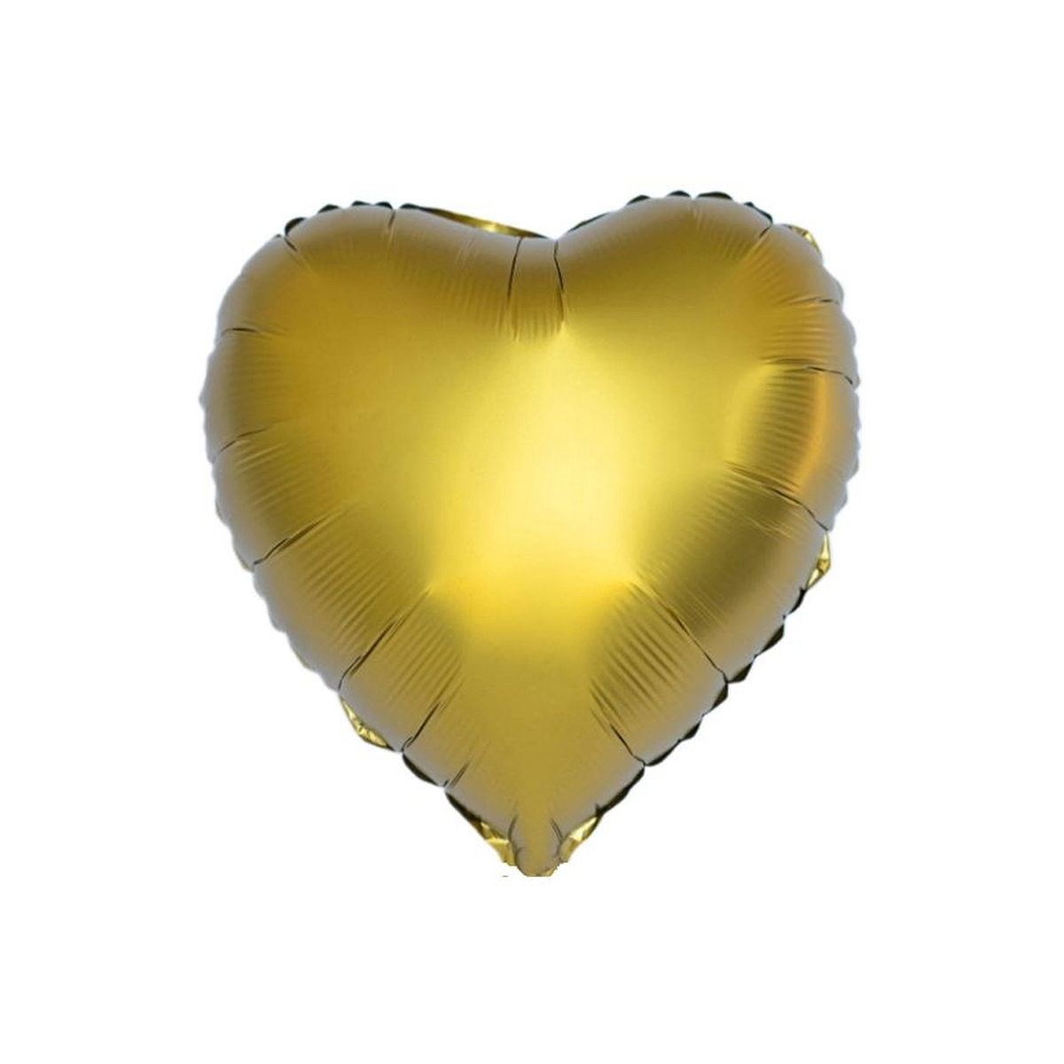 Воздушный шар, 45см, ПатиБум, "Сердце. Золото", фольгированный 6081843