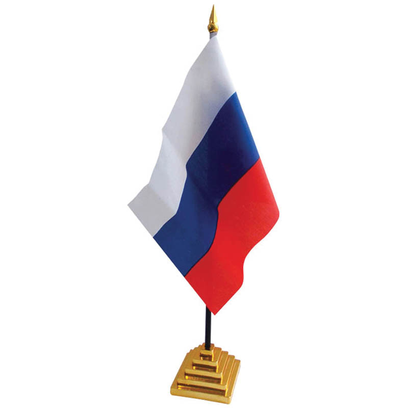 Флаг настольный "Россия" ArtSpace, пластик. подставка FL_3097