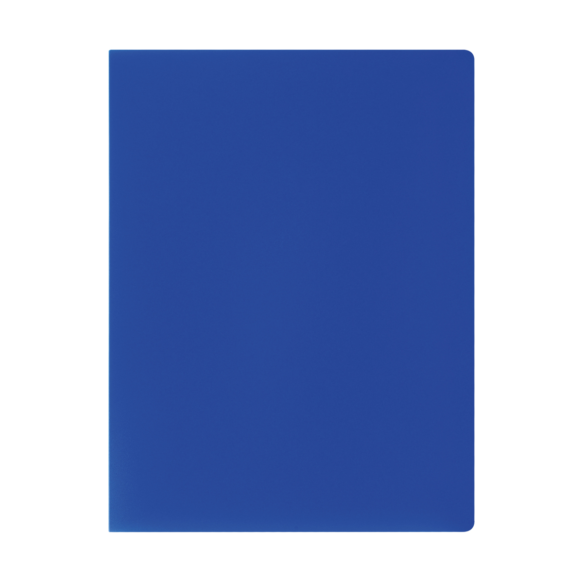 Папка с 10 вкладышами СТАММ А4, 9мм, 500мкм, пластик, синяя ММ-32193