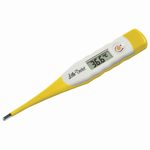 Термометр электронный медицинский (НДС 20%) LITTLE DOCTOR LD-302, гибкий корпус, ш/к 00048 LD-302