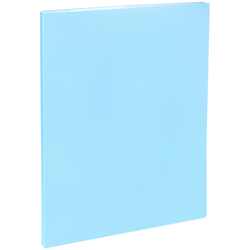Папка с 20 вкладышами OfficeSpace, 17мм, 400мкм, синяя полупрозрачная 300648