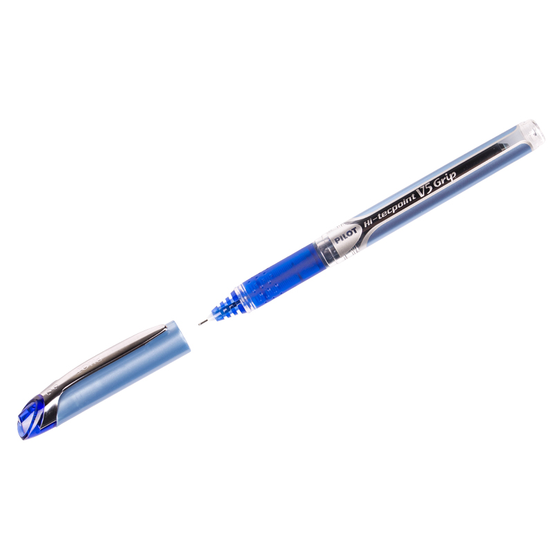 Ручка-роллер Pilot "Hi-Techpoint" синяя, 0,5мм, грип, игольчатый пишущий узел, одноразовая (BXGPN-V5