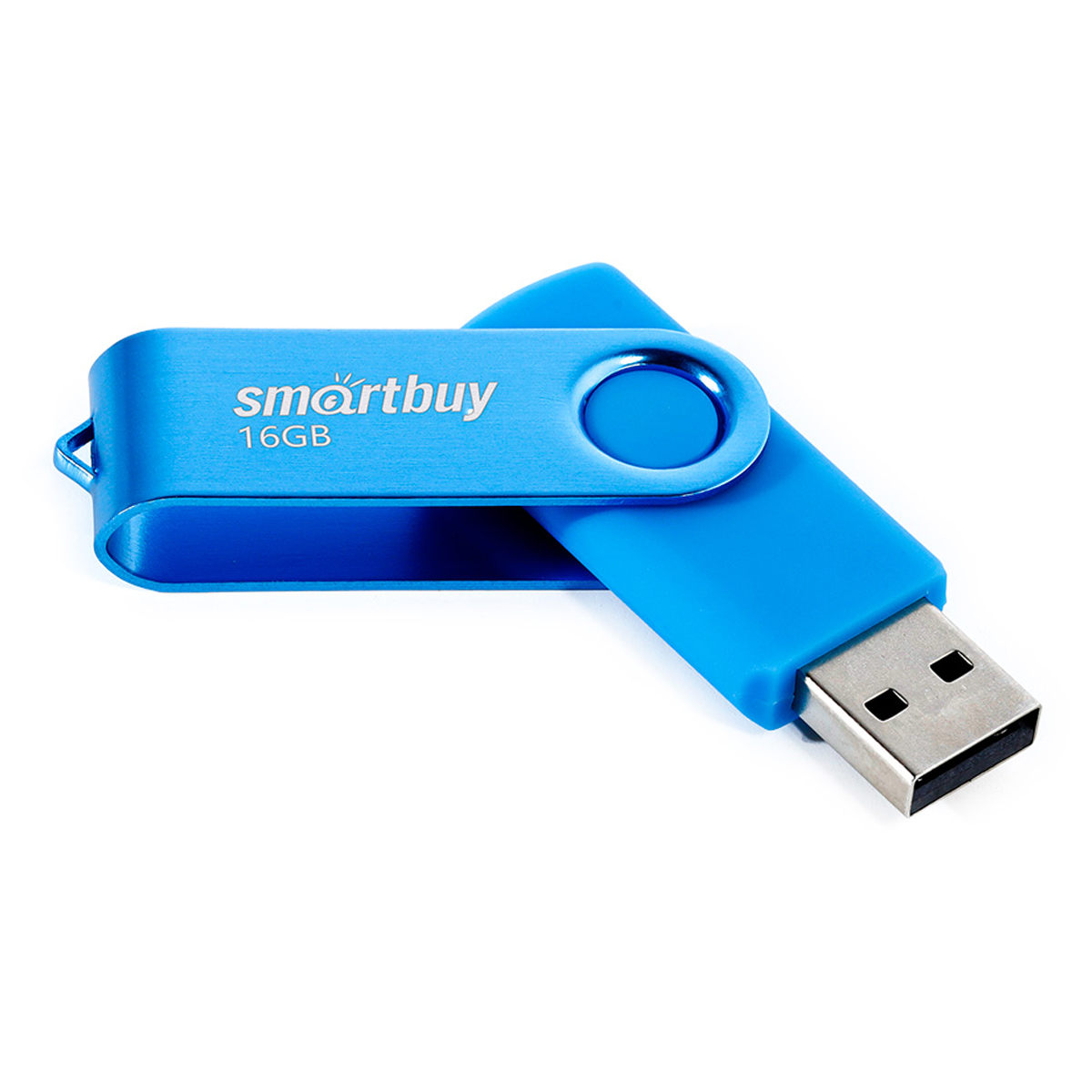 Память Smart Buy "Twist" 16GB, USB 2.0 Flash Drive, синий SB016GB2TWB