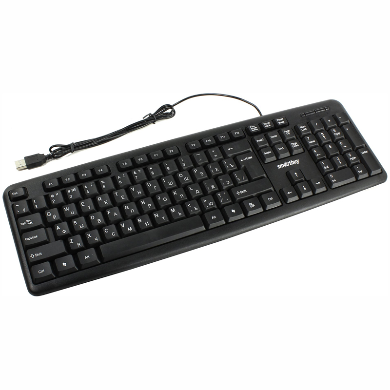 Клавиатура Smartbuy ONE 112, USB, черный SBK-112U-K