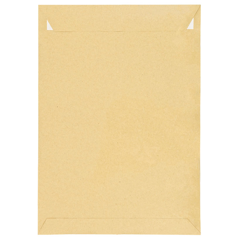 Пакет почтовый С4, Курт и К, 229*324мм, коричневый крафт, отр. лента, 90г/м2 161150.25