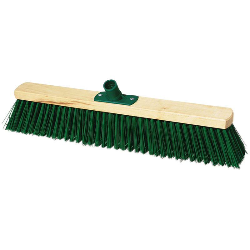 Щетка для уборки OfficeClean Professional, техническая, 40см, жесткая щетина 5,5 см, деревянная, еврорезьба 310725