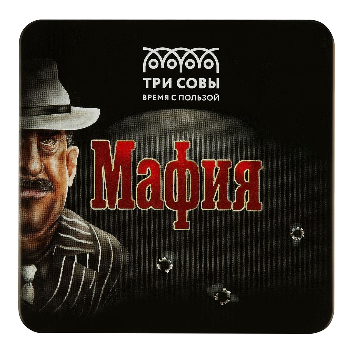 Игра настольная ТРИ СОВЫ "Мафия", 14 карточек, метал. коробка НИ_47629