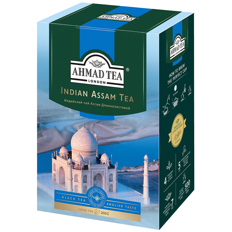 Чай Ahmad Tea "Индийский чай Ассам", черный, листовой, 200г 1628
