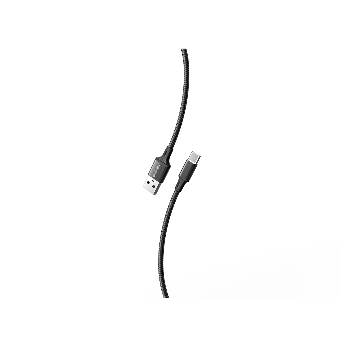 Кабель Smartbuy S14, USB - Type-C, 3A output, 1м, черный iK-3112-S14b