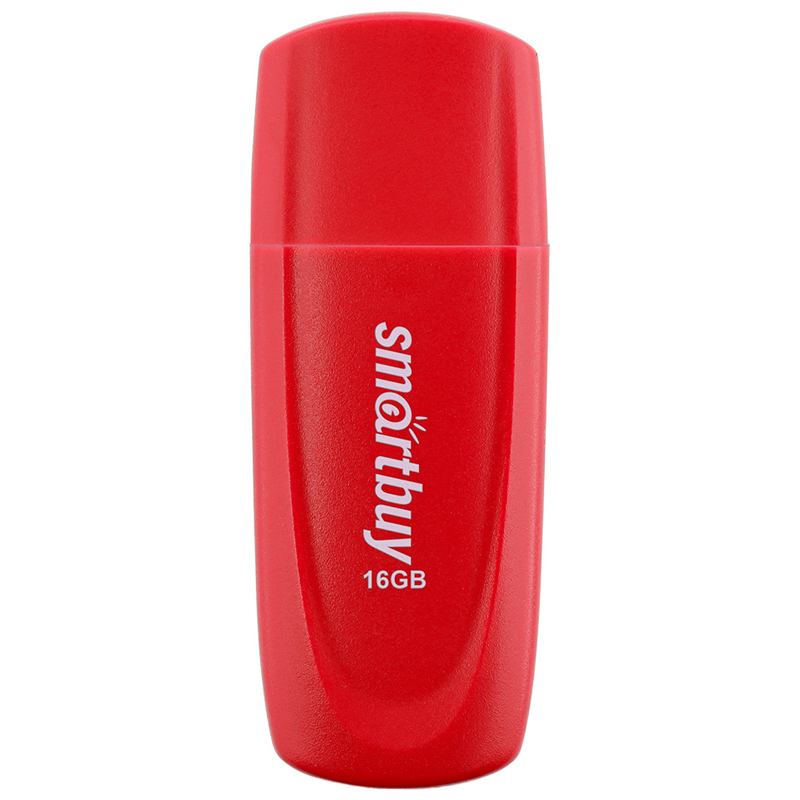 Память Smart Buy "Scout"  16GB, USB 2.0 Flash Drive, красный SB016GB2SCR