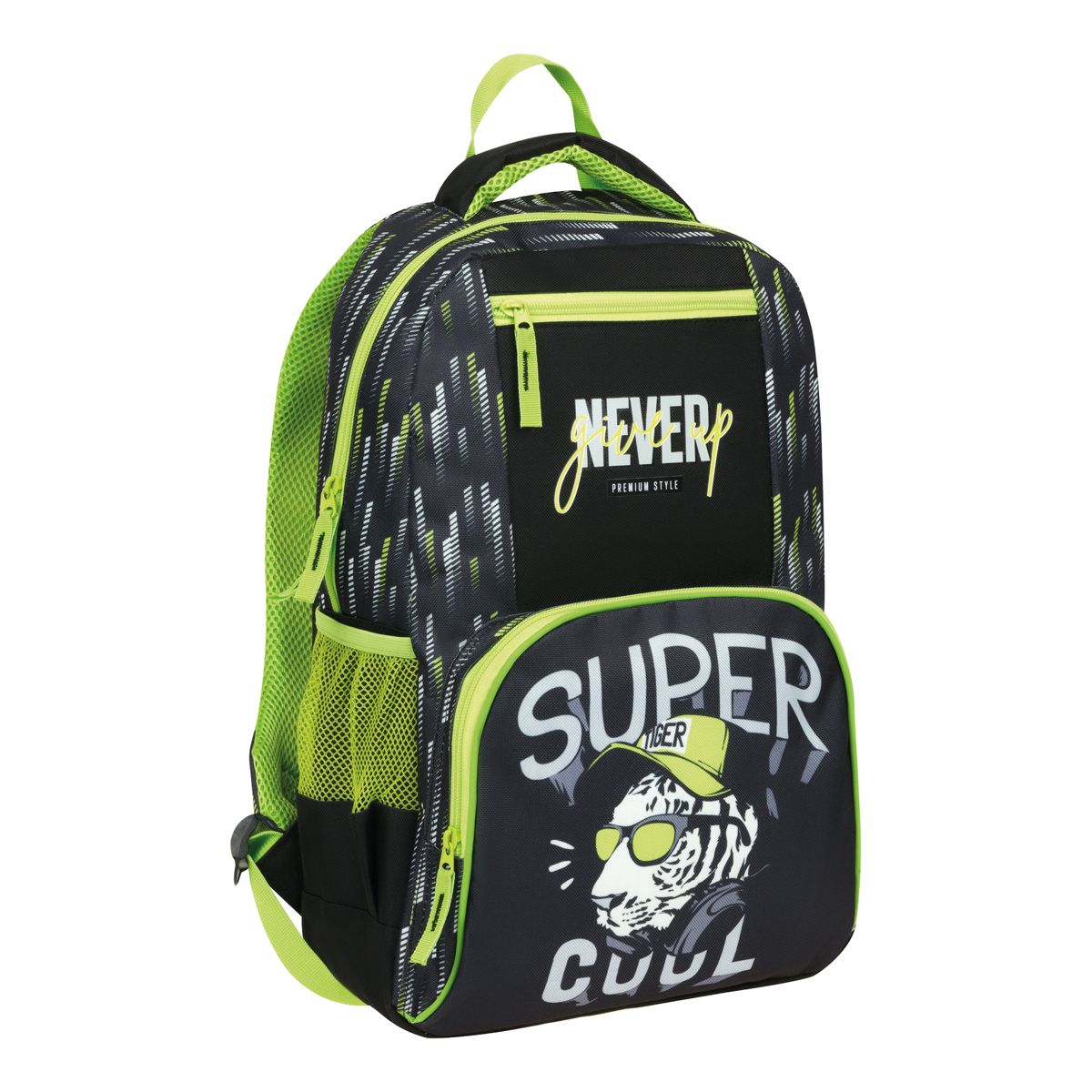 Рюкзак ArtSpace School "Super", 44*31*16см, 1 отделение, 4 кармана, уплотн. спинка Uni_49236