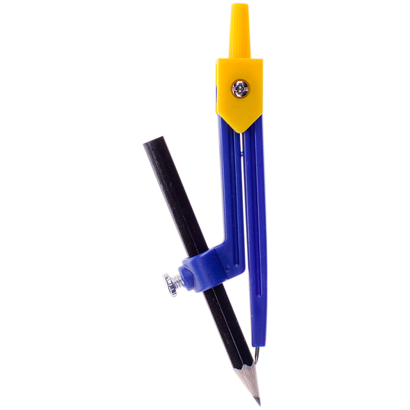Циркуль ArtSpace пластиковый, с карандашом, 110мм, ПВХ чехол (CMP_5390)