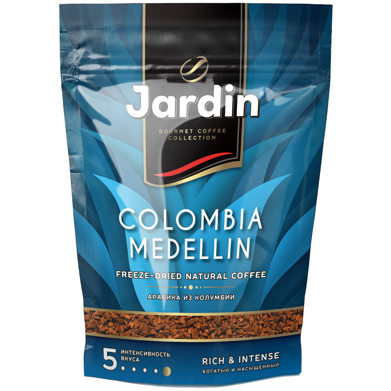 Кофе растворимый Jardin "Colombia Medellin", сублимированный, мягкая упаковка, 150г 1014-08