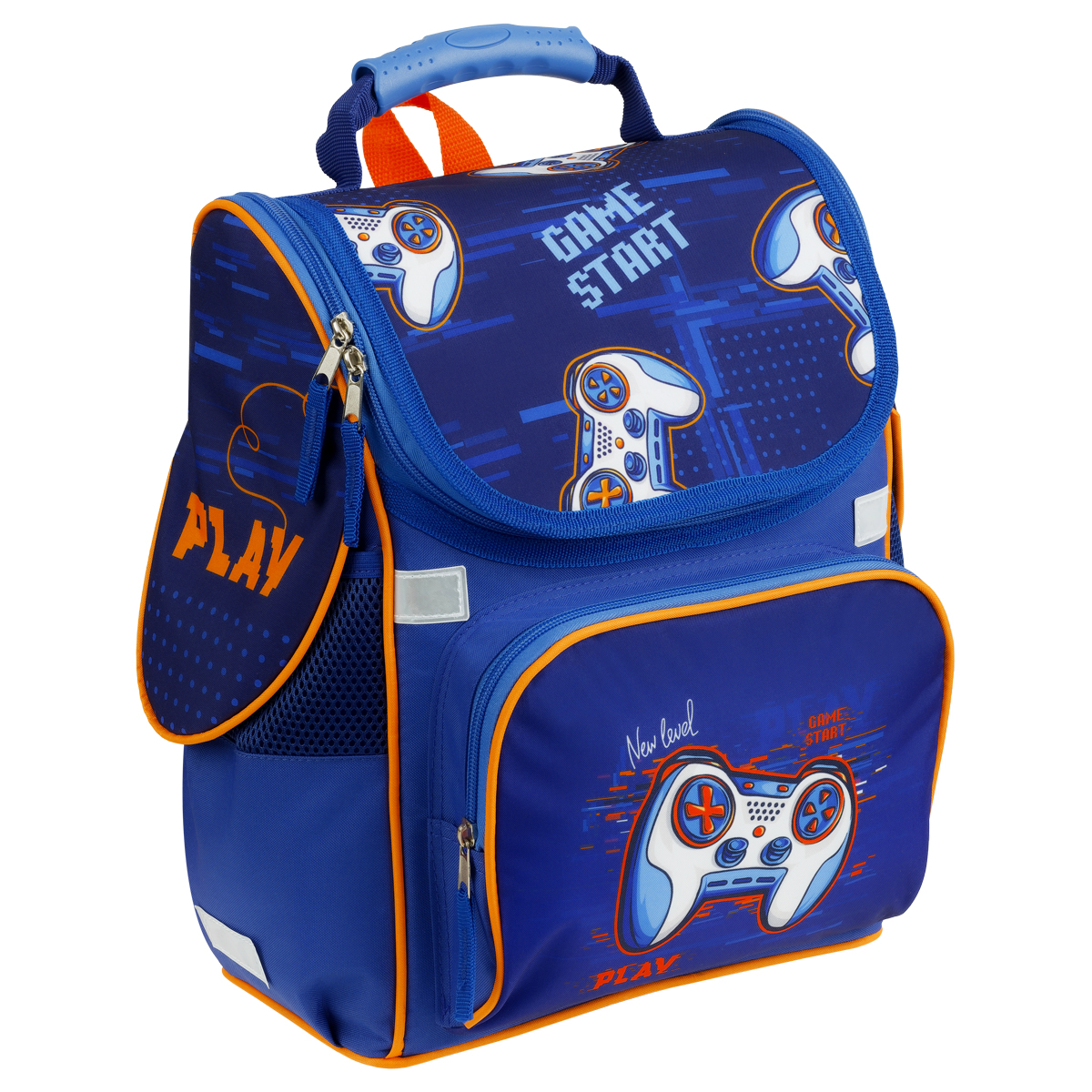 Ранец ArtSpace Junior "Game Start" 37*28*21см, 1 отделение, 3 кармана, анатомическая спинка Uni_17787