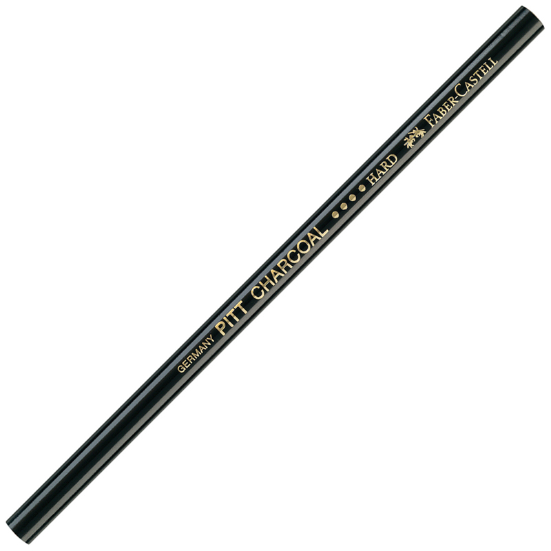 Угольный карандаш Faber-Castell "Pitt", твердый, натуральный 117411