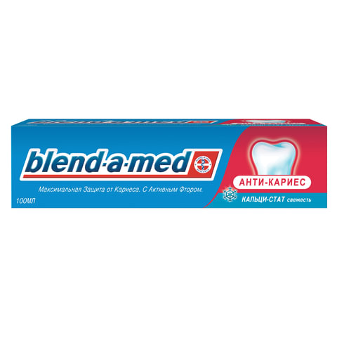 Зубная паста 100мл BLEND-A-MED (Бленд-а-мед) Анти-кариес "Свежесть", ш/к 18842