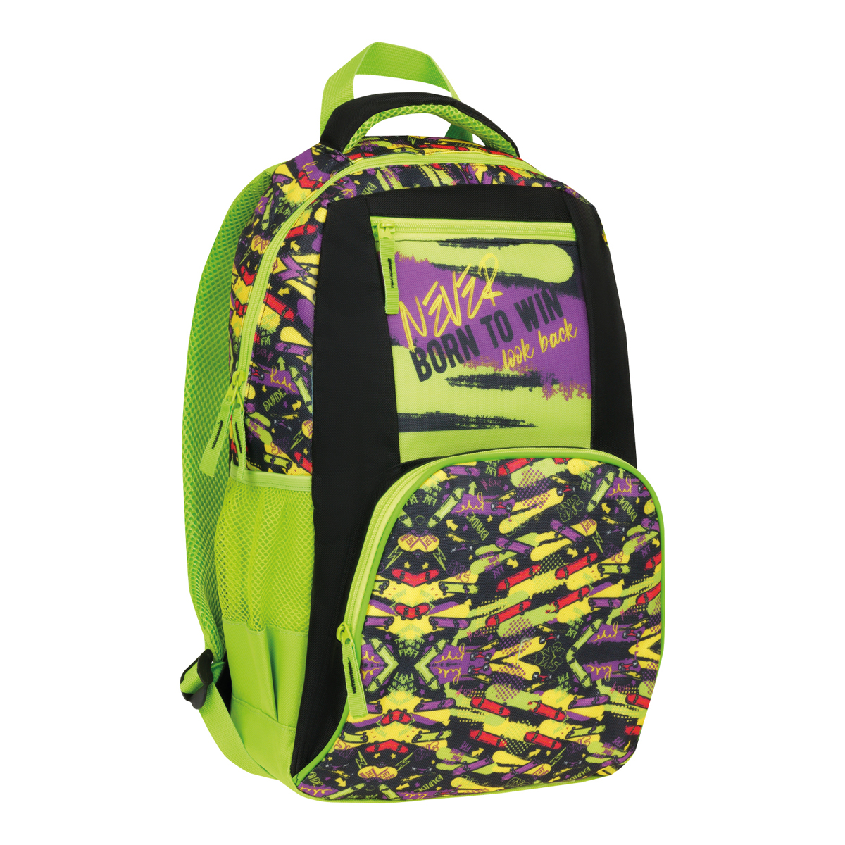 Рюкзак ArtSpace School "Skate", 44*31*16см, 1 отделение, 4 кармана, уплотн. спинка Uni_49238