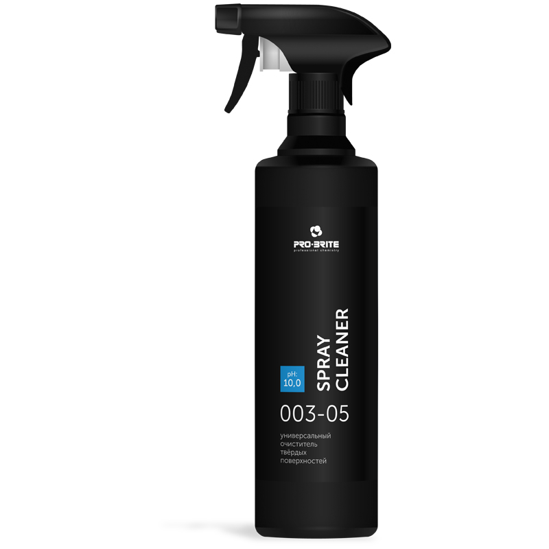 Очиститель универсальный для твердых поверхностей PRO-BRITE "Spray Cleaner", 500мл, низкопенный, кур