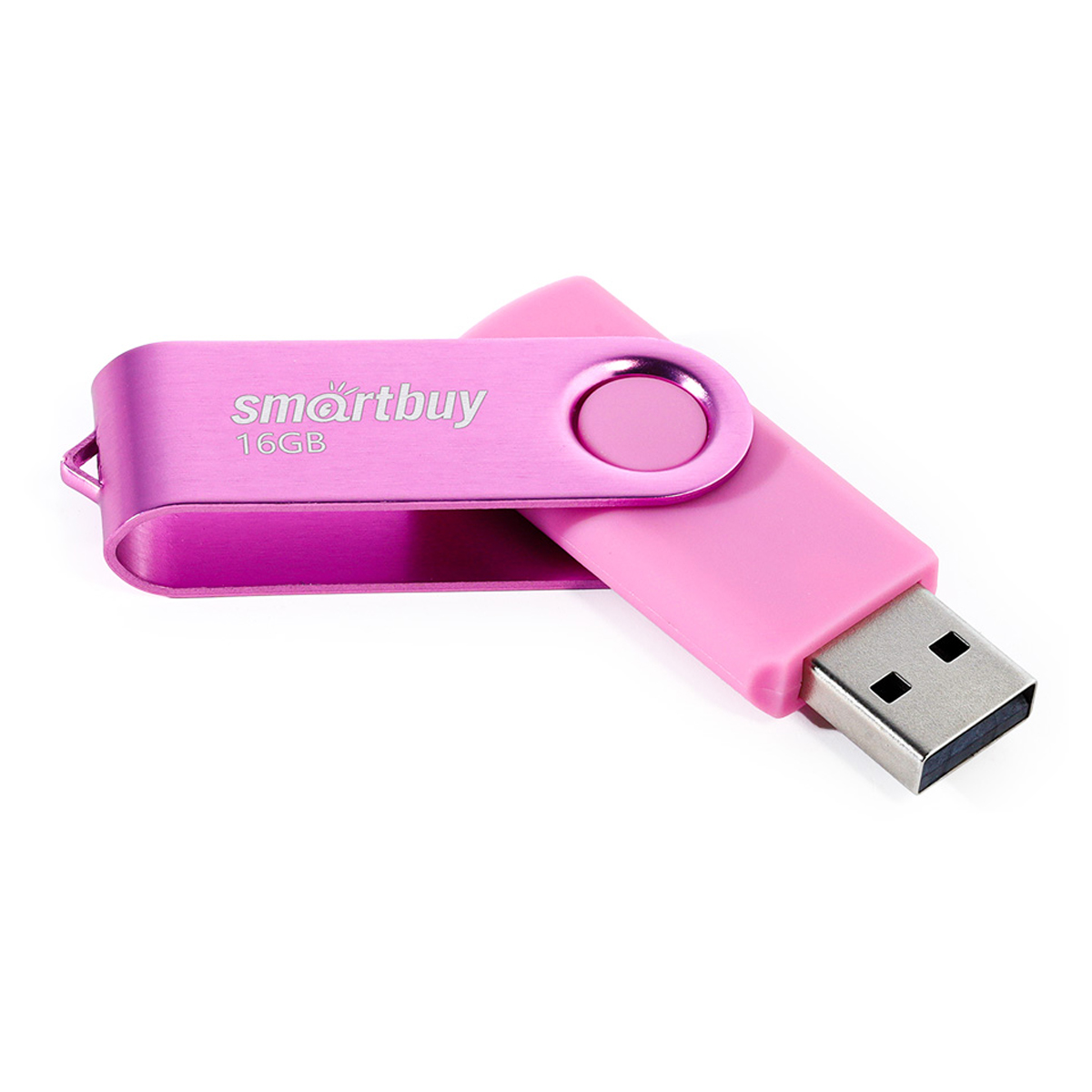 Память Smart Buy "Twist" 16GB, USB 2.0 Flash Drive, пурпурный SB016GB2TWP