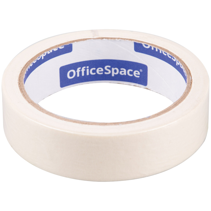 Клейкая лента малярная OfficeSpace, 25мм*25м, ШК КЛ_18612