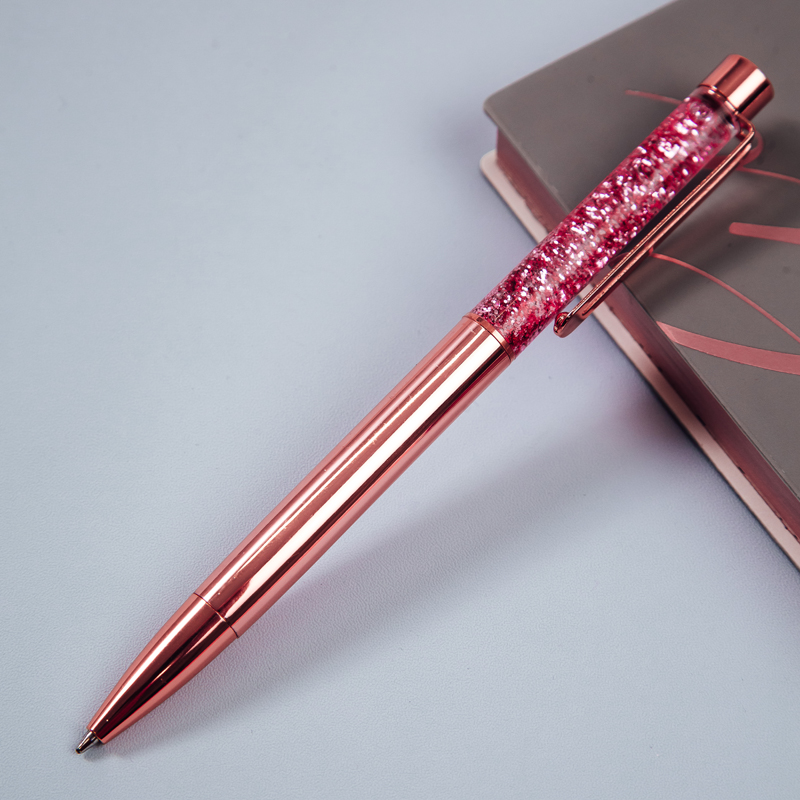 Ручка шариковая автоматическая MESHU "Rose sand" синяя, 1,0мм MS_94086