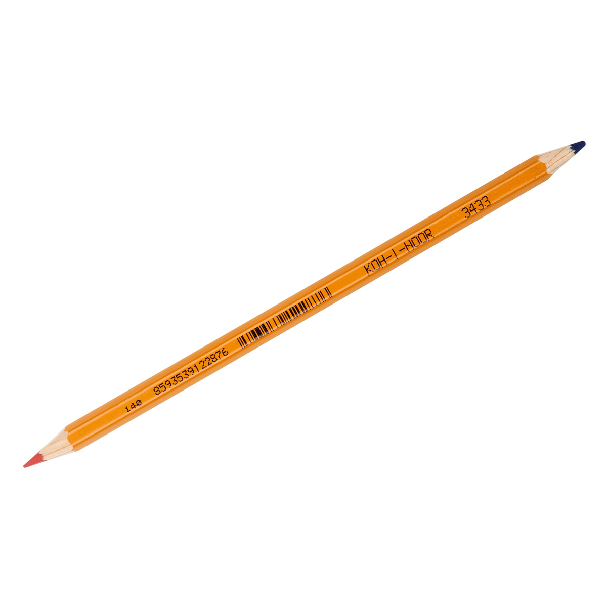 Карандаш двухцветный Koh-I-Noor, синий-красный, желтый корпус 34330EG001KSRU