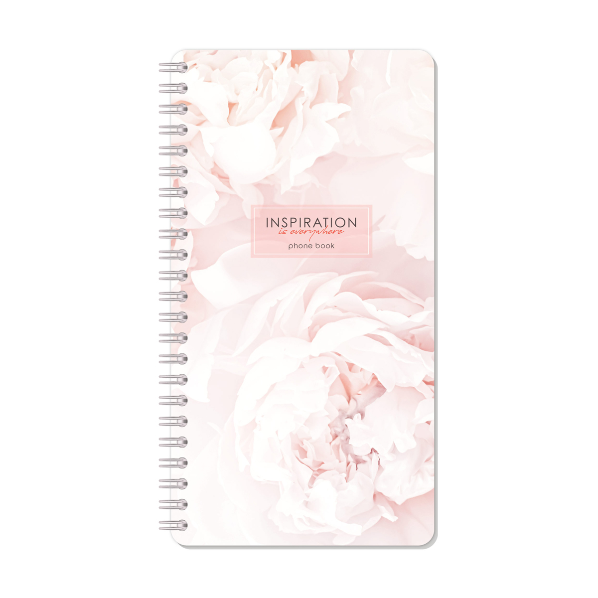 Телефонная книга А5, 80л., на гребне OfficeSpace "Цветы. For inspiration", с высечкой Тк80г_48566