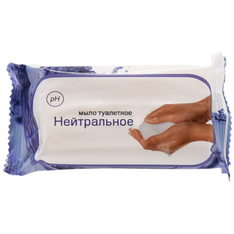Мыло туалетное ММЗ "Нейтральное", Марка "Н", флоу-пак, 100г 4620771972472