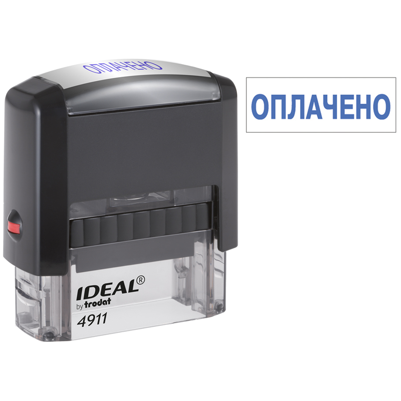 Штамп Ideal "ОПЛАЧЕНО", 38*14мм (161487) 4911/DB/L1.2 IDEAL