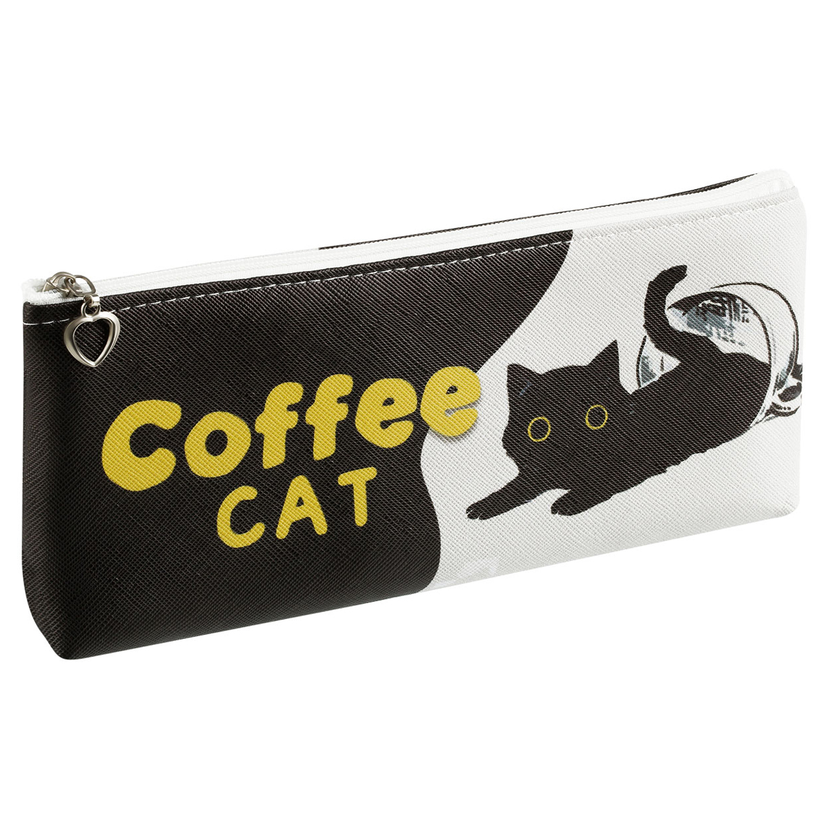 Пенал мягкий 200*85*30 MESHU "Coffee cat", искусственная кожа MS_57818