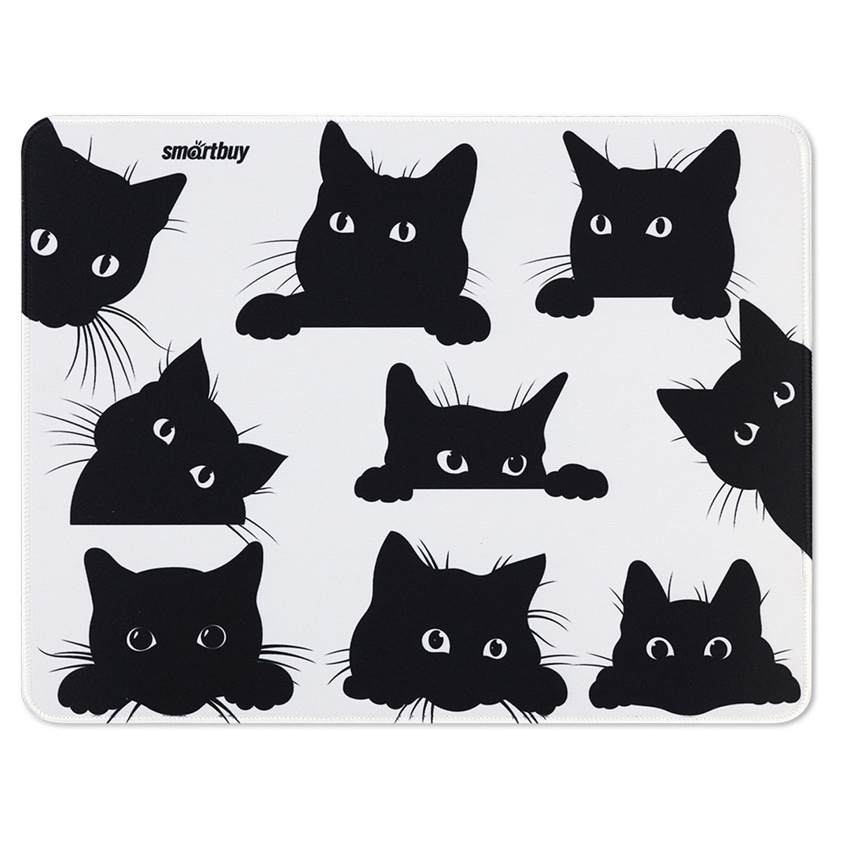 Коврик для мыши Smartbuy Cat-1, 360*270*3мм, ткань+резиновая основа SBMP-CAT-01