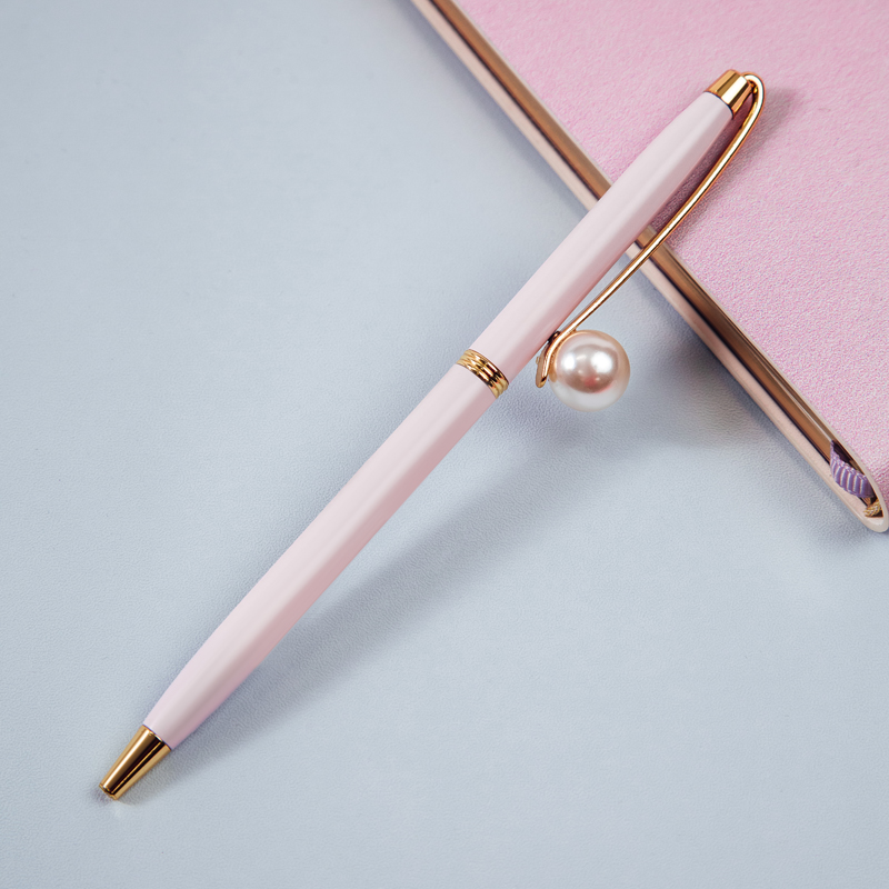 Ручка шариковая автоматическая MESHU "Pink jewel" синяя, 1,0мм MS_94048